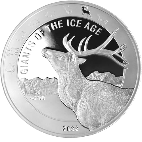 Giganten der Eiszeit - Rentier 1 Unze Silbermünze 2022 999/1000 31,1g in Münzkapsel Giganten der Eiszeit - Rentier 1 Unze Silbermünze 2022 999/1000 31,1g in Münzkapsel von Generisch