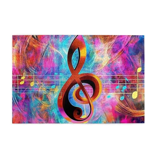 Gitarre und Musiknotation 1000 Teile Puzzles für Erwachsene Holzpuzzles für Erwachsene Geschenke Wohnkultur Gitarre und Musiknotation 1000 Teile Puzzles für Erwachsene Holzpuzzles für Erwachsene Geschenke Wohnkultur von Generisch