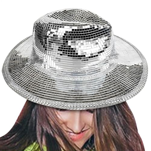 Glitzer-Cowboyhut, glitzernder Cowgirl-Hut, Kostümzubehör, 34,5 x 31,5 x 12,5 cm, bezaubernde Festival-Cowgirl-Hüte, einzigartige Kopfbedeckung, Cosplay-Requisiten, Verkleiden für Glitzer-Cowboyhut, glitzernder Cowgirl-Hut, Kostümzubehör, 34,5 x 31,5 x 12,5 cm, bezaubernde Festival-Cowgirl-Hüte, einzigartige Kopfbedeckung, Cosplay-Requisiten, Verkleiden für von Generisch