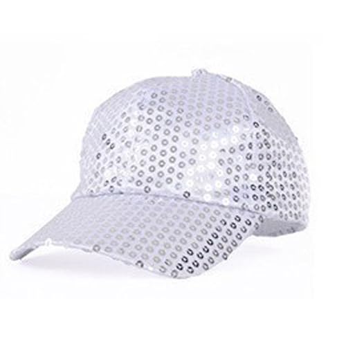 Glitzer Hut Baseball Partyhüte für Damen und Herren, Baseball Cap mit Pailletten, Glitzerhut Pailletten Baseballkappe Erwachsene Unisex Pailletten Hut für Karneval Mottoparty Disco Verkleidung Hip Hop Glitzer Hut Baseball Partyhüte für Damen und Herren, Baseball Cap mit Pailletten, Glitzerhut Pailletten Baseballkappe Erwachsene Unisex Pailletten Hut für Karneval Mottoparty Disco Verkleidung Hip Hop von Generisch