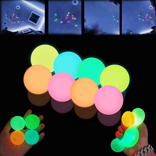 Glorbs Bälle, Deckenkugeln, Hüpfen Sie zurück zu Ihnen, Glorbs Glow Balls, leuchten im Dunkeln, klebrige Bälle, die an der Decke haften, Stressbälle für Kinder und Erwachsene, Traumbälle leuchten im Glorbs Bälle, Deckenkugeln, Hüpfen Sie zurück zu Ihnen, Glorbs Glow Balls, leuchten im Dunkeln, klebrige Bälle, die an der Decke haften, Stressbälle für Kinder und Erwachsene, Traumbälle leuchten im von Generisch