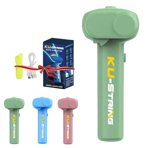 Glow in The Dark Loop Rope Launcher Propeller, leuchtende Spaß Druckminderer, Handheld Novelty Reducer, tragbare Fidget Toy (Purple) von Generisch