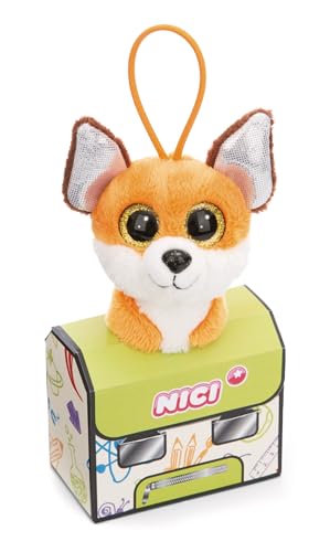 Glubschis Schultüte Kuscheltier Anhänger 9 cm, Einhorn Milky-Fee, Drache McDamon, Parko, Eule Rosina, Twila als Back to School Geschenk, Schlüsselanhänger mit großen Glitzeraugen (Runizzi) von Generisch