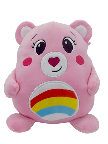 Generisch Glücksbärchis SQUASHY Podgies 19 cm Care Bear Glücksbärchen Plüsch 6 versch. Figuren, Kuscheltier SUPER Soft (Hurra Bärchi) von Generisch