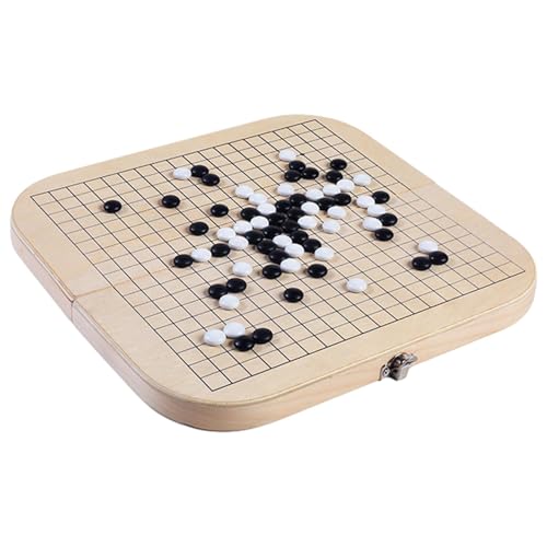 Go-Brettspiel – 32 X 30,5 cm Großes, Faltbares Go-Game-Teile-Brettset, Camping-Reise-Part-y-Gobang-Spieleset Mit Schnalle, Klassisches Strategie-Brettspiel von Generisch