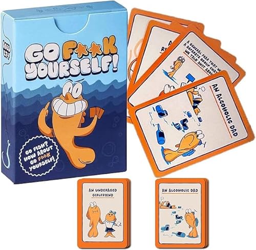 Go F k Yourself- The Go Fish Game of Life's Little Humiliations,Adult GO Fish Card Game,Hilarious Card Games, Game Nights, Classic Interactive Fun Family and Educational Games (1 pcs) von Generisch