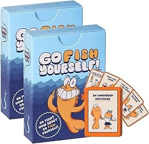 Go F k Yourself- The Go Fish Game of Life's Little Humiliations,Adult GO Fish Card Game,Hilarious Card Games, Game Nights, Classic Interactive Fun Family and Educational Games (2 pcs) von Generisch