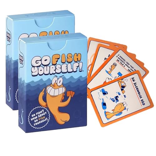 Go Fish Kartenspiel für Erwachsene, Erwachsenenspiel Das Fischspiel der kleinen Demütigungen des Lebens Go F**k Yourself Urlaub Party-Kartenspiel Lustige Spiele für Spieleabende Familienfeiern Go Fish Kartenspiel für Erwachsene, Erwachsenenspiel Das Fischspiel der kleinen Demütigungen des Lebens Go F**k Yourself Urlaub Party-Kartenspiel Lustige Spiele für Spieleabende Familienfeiern von Generisch