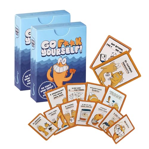 Go Fish Kartenspiel für Erwachsene, Schnell Spielbar Demütigungen Fischspiel 2025 Neues Party-Kartenspiel Interaktiv Erwachsenenspiel Go F**k Yourself Lustige Spiele für Spieleabende Familienfeiern Go Fish Kartenspiel für Erwachsene, Schnell Spielbar Demütigungen Fischspiel 2025 Neues Party-Kartenspiel Interaktiv Erwachsenenspiel Go F**k Yourself Lustige Spiele für Spieleabende Familienfeiern von Generisch
