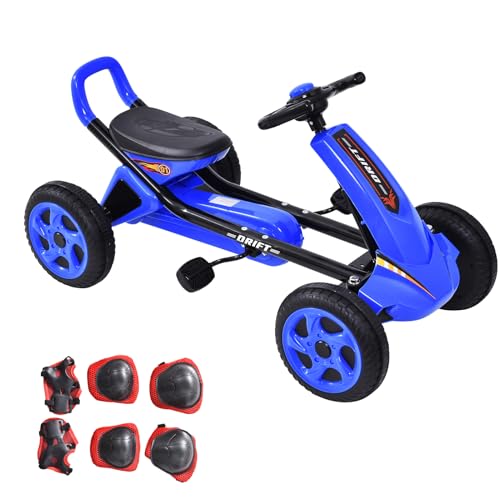 Go-Kart, go Karts Tretauto, Tretfahrzeug Mit Lenkrad, Pedal GoKart, Ergonomisch Verstellbarem Sitz, Vor- Und Rückwärtsgang, Pedalantrieb, Kinderspielzeug Geeignet Für Kinder Im Alter Von 3-5 Jahren Go-Kart, go Karts Tretauto, Tretfahrzeug Mit Lenkrad, Pedal GoKart, Ergonomisch Verstellbarem Sitz, Vor- Und Rückwärtsgang, Pedalantrieb, Kinderspielzeug Geeignet Für Kinder Im Alter Von 3-5 Jahren von Generisch