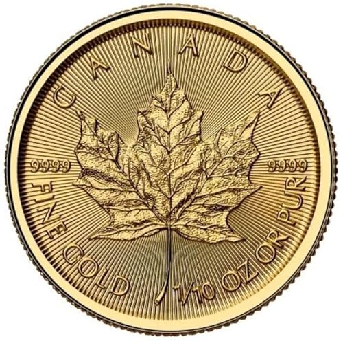 Goldmünze 1/10 oz Royal Canadian Mint Maple Leaf 2025 Gold Münze Goldmünze 1/10 oz Royal Canadian Mint Maple Leaf 2025 Gold Münze von Generisch