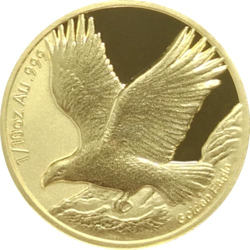 Goldmünze 1/10 oz Samoa Golden Eagle 2025 (3.) Steinadler 999.9 Gold Münze Prooflike von Generisch