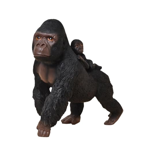 Gorilla-Desktop-Ornamente, Wildlife-Harzfigur | 6,5 Zoll Harzfigur Statuen Gorilla Desktop Ornamente | Realistische Lernspielzeug-Wildtierskulptur für und Mädchen Gorilla-Desktop-Ornamente, Wildlife-Harzfigur | 6,5 Zoll Harzfigur Statuen Gorilla Desktop Ornamente | Realistische Lernspielzeug-Wildtierskulptur für und Mädchen von Generisch