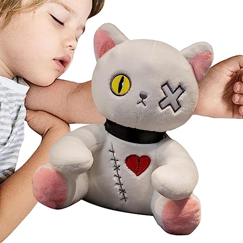 Goth Bunny Doll - Spooky Plüschkreatur, Horror Stoffed Figur | Einzigartige erschreckende dekorative Kaninchenspielzeug, kuschelige weiche Angst Kissen + Weihnachts Neuheit Gegenwart für, Mädch von Generisch