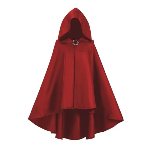 Gothic Kapuzenumhang Mittelalter Kapuzenumhang Vintage Schal Renaissance Gothic Performance Kleidung Kostüm Zubehör Kleidungsstück von Generisch