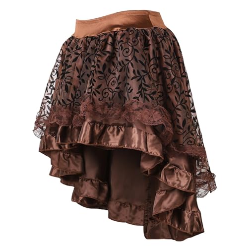 Gothic Rock Damen Halloween ÜBergrößEn Spitze TüLlrock Halloween Vampir KostüM High-Low Saum Mittelalter Rock Spitzenrock High Waist A Linie FüR Party Karneval KostüM Gothic Rock Damen Halloween ÜBergrößEn Spitze TüLlrock Halloween Vampir KostüM High-Low Saum Mittelalter Rock Spitzenrock High Waist A Linie FüR Party Karneval KostüM von Generisch