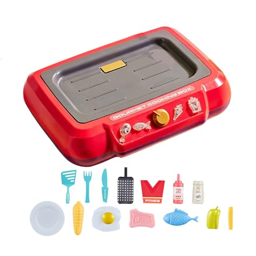 Gourmet Cooking Box Toy - Play Toy, Küchenspielset | Wiederverwendbares Kochzubehör Set, Kinderkoch Rollenspiel Kit, Spielen Küchenutensilien, Interaktives Kochspielzeug Für, Mädchen, Gebu Gourmet Cooking Box Toy - Play Toy, Küchenspielset | Wiederverwendbares Kochzubehör Set, Kinderkoch Rollenspiel Kit, Spielen Küchenutensilien, Interaktives Kochspielzeug Für, Mädchen, Gebu von Generisch