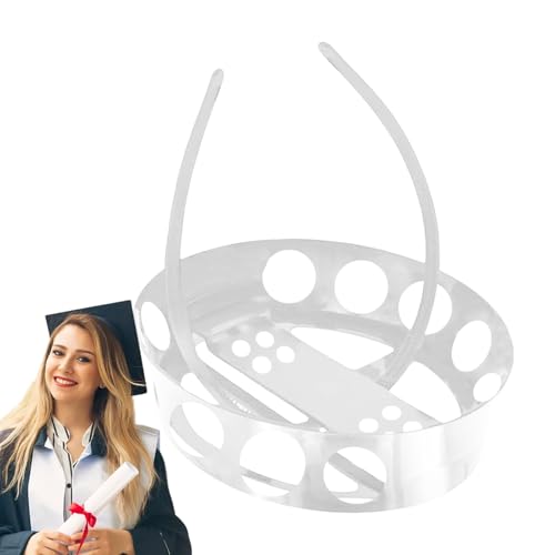 Graduation Cap Stirnband - Grad Cap Stirnband Einsatz | Einstellbarer Grad Remix sichert | Abschluss | Halter für Erwachsene High School von Generisch