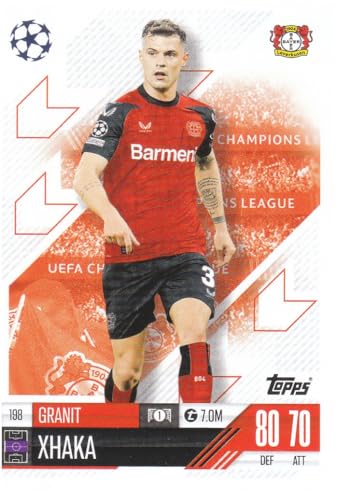 Granit Xhaka Leverkusen defensives Mittelfeld Topps Fußball Sammelkarte 198 Granit Xhaka Leverkusen defensives Mittelfeld Topps Fußball Sammelkarte 198 von Generisch