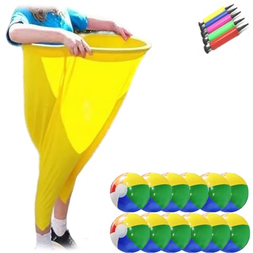 Granny Pants Hof-Spiel, 2025 Granny Pants Yard Game Set, Team Staffel Familientreffen Party Feldparty Spielset (Gelb E) von Generisch