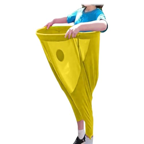 Granny Pants Hof-Spiel-Set, Oma-Hose, Outdoor-Spiel mit Hüpfbällen, Hofspiele, Feld-Familientreffen, riesige Outdoor-Spiele-Sets (gelb) von Generisch