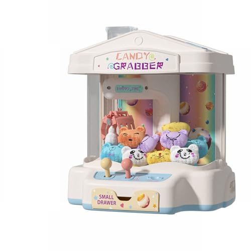 Greifautomat für, Süßigkeitenautomat mit Münzen und Doll, Candy, Krallen Maschine, Groß Machine Toy, Süßigkeiten Greifmaschine Krallenmaschine Spielzeug für Spiel (D, One Size) von Generisch