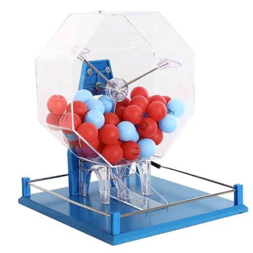 Große Acryl-Bingo-Käfigmaschine für 100 Bälle – perfekt für Partyspiele, Gewinnspiele & Events – langlebiges, stabiles Design für Gruppenspaß! von Generisch
