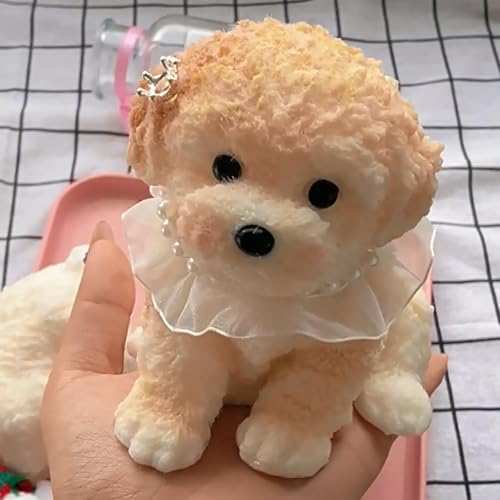 Große Squishy Hund, Süße Welpen Squishy Toy, Hunde Anti Stress Spielzeug, Dog Squeeze Toys, Hunde Squishy Fidget Toys Für Erwachsene (Zufällig Schal) von Generisch