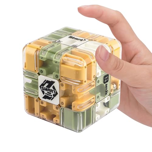 Großer Labyrinth-3D-Labyrinthwürfel | Spannendes Denkspiel | Gehirntrainingsspielzeug Für Räumliches Vorstellungsvermögen | Pädagogisches Sinnesspielzeug Als Geschenk Für Kinder Und Erwachsene von Generisch