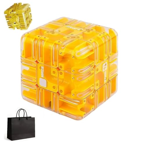 Großer Labyrinth-3D-Puzzle-Würfel – Spannendes Denksportspielzeug, verbessert die Hand-Augen-Koordination und Konzentration, räumliches Vorstellungsvermögen, Gehirntraining-Puzzle (C#) von Generisch