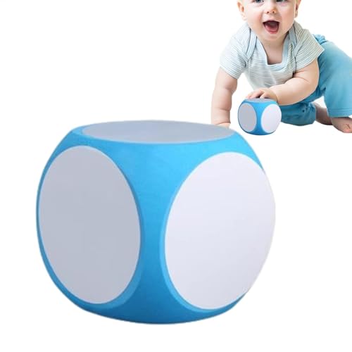 Großer Schaumwürfel Set - Blindwürfel Kinder, Schaum Trockener Löschwürfel | DRY ERASE -Würfel Für Spiele Und Klassenzimmer, Anpassbare Whiteboard -Würfel Für Zeichnen, Zahlen, Buchstaben, Kinderlerne von Generisch