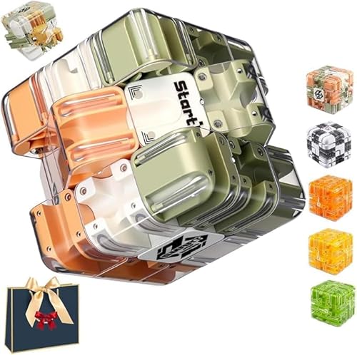 Großes Labyrinth, 3D-Puzzle, Labyrinth-Würfel – Spannendes Denkspiel, Pädagogisches Fokusspiel, Geschenk Für Erwachsene Und Teenager,Normal von Generisch