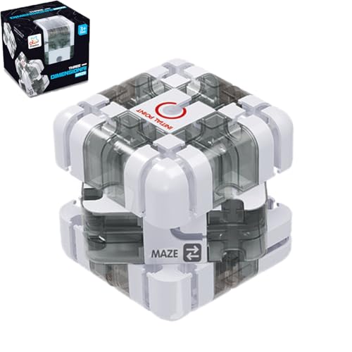 Großes Labyrinth, 3D-Puzzle-Würfel, spannendes Denkspiel, anspruchsvoller Labyrinthball zum Stressabbau und zur Entwicklung des logischen Denkvermögens, Puzzle-Box (B1PC) von Generisch