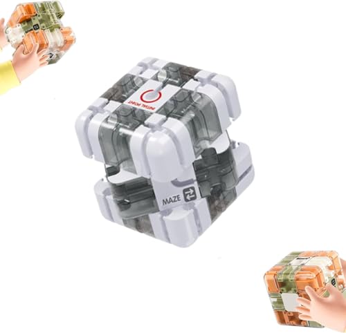 Großes Labyrinth 3D Puzzle Labyrinth-Würfel,3D-Zauber-Labyrinthball & -Würfel, Spannendes Denkspiel Zum Stressabbau Und Zur Entwicklung des Logischen Denkvermögens,Räumliche Bewusstsein (B) von Generisch