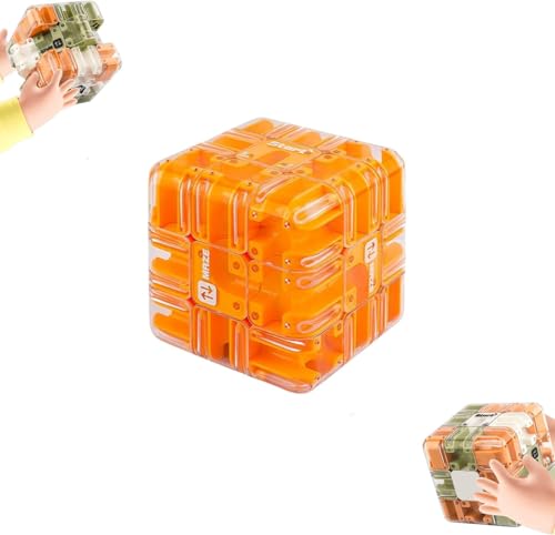Großes Labyrinth 3D Puzzle Labyrinth-Würfel,3D-Zauber-Labyrinthball & -Würfel, Spannendes Denkspiel Zum Stressabbau Und Zur Entwicklung des Logischen Denkvermögens,Räumliche Bewusstsein (Orange) Großes Labyrinth 3D Puzzle Labyrinth-Würfel,3D-Zauber-Labyrinthball & -Würfel, Spannendes Denkspiel Zum Stressabbau Und Zur Entwicklung des Logischen Denkvermögens,Räumliche Bewusstsein (Orange) von Generisch