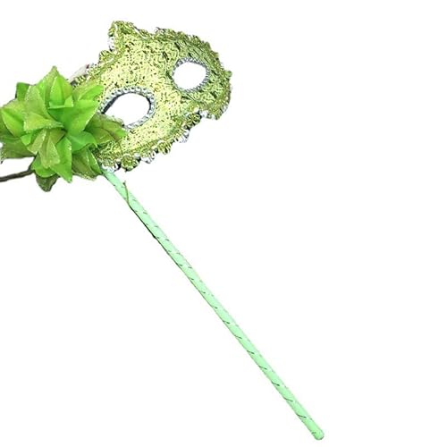 Grüne Blume Prinzessin Cosplay Maske Kunststoff Halbgesichtsabdeckung Halloween Kostüm Requisiten Grüne Blume Prinzessin Cosplay Maske Kunststoff Halbgesichtsabdeckung Halloween Kostüm Requisiten von Generisch