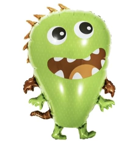 Grüner Monster-Folienballon 62x45 cm - Monsterparty - Mottoparty - Kindergeburtstag - Monster Grüner Monster-Folienballon 62x45 cm - Monsterparty - Mottoparty - Kindergeburtstag - Monster von Generisch