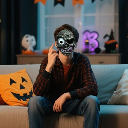 Gruselige Kostüm-Requisiten für Cosplay, Maskerade, Karneval, Party, Halloween-Kostüme, lustig (Grau-A, 178 cm) von Generisch