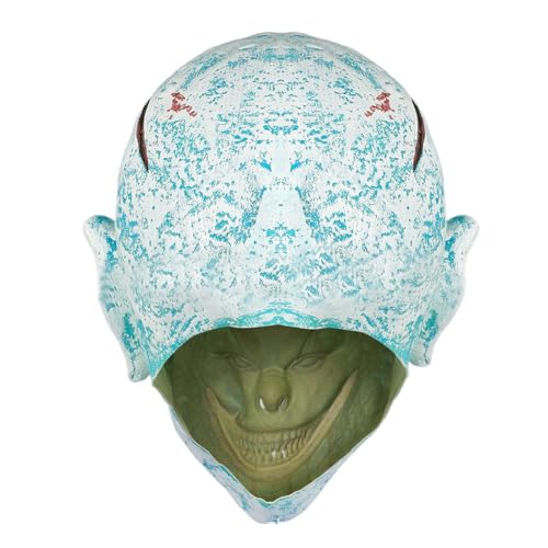 Gruselige Maske – Halloween-Cosplay-Maske, Halloween-Kopfbedeckung, kreative Maske für Cosplay-Party von Generisch