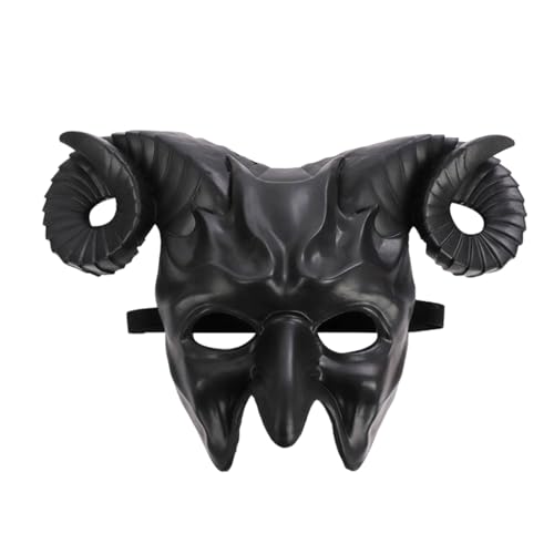 Gruselige Maske Halloween Maske Weiche atmungsaktive schreckliche Dämonenmaske, Gruselige Halloween Scream Kostüm für Horror-Geist-Teufel-Zombie-Cosplay-Kostüm-Party-Requisiten Gruselige Maske Halloween Maske Weiche atmungsaktive schreckliche Dämonenmaske, Gruselige Halloween Scream Kostüm für Horror-Geist-Teufel-Zombie-Cosplay-Kostüm-Party-Requisiten von Generisch
