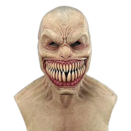 Gruselige Monstermaske - Vollgesichts-Horror-Cosplay-Abdeckung für Erwachsene, ideal für Halloween-Partys & Spukhäuser Gruselige Monstermaske - Vollgesichts-Horror-Cosplay-Abdeckung für Erwachsene, ideal für Halloween-Partys & Spukhäuser von Generisch