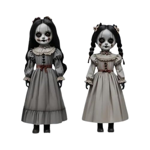 Gruselige Puppe für Mädchen, Horror-Dekoration, Halloween-Dekoration, zum Einsetzen großer Requisiten, Dekoration, Hofpuppe, Geist, gruselig, Outdoor, 2 Stück Gruselige Puppe für Mädchen, Horror-Dekoration, Halloween-Dekoration, zum Einsetzen großer Requisiten, Dekoration, Hofpuppe, Geist, gruselig, Outdoor, 2 Stück von Generisch
