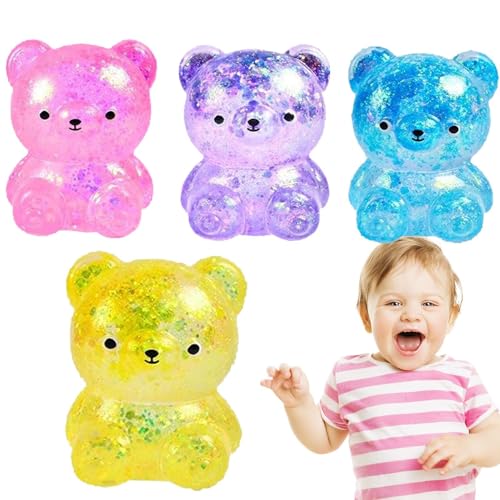 Gummibärei Squishy - Rebound Texturen entworfene Maltose -Squeeze Dekompression | Softs taktile Textur Glitzer Soft Gummys | Sensorisches Zappelspielzeug für den Befriedigung von Stressabladungen von Generisch