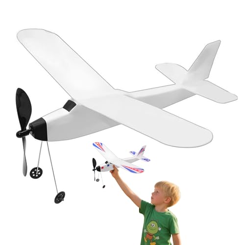 Gummibandfliegerflugzeug - handgeführte Segelflugzeugspielzeugflugzeugmodell, luftgetriebenes Flugzeug | Starkes Wurfflugzeug mit stabilem Flugdesign, interaktives Outdoor -Spielzeug für Kinder Gummibandfliegerflugzeug - handgeführte Segelflugzeugspielzeugflugzeugmodell, luftgetriebenes Flugzeug | Starkes Wurfflugzeug mit stabilem Flugdesign, interaktives Outdoor -Spielzeug für Kinder von Generisch