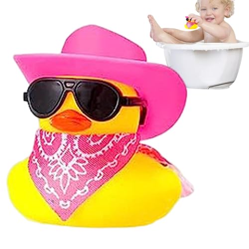 Gummienten Badespielzeug - Gummienten Badespielzeug | Badeente Spielzeug Auto Ornamente | Lustige Cowboy Ente Autozubehör | Cowboy Gummiente Mit Sonnenbrille | Enten Badespielzeug Schwimmer Gummienten Badespielzeug - Gummienten Badespielzeug | Badeente Spielzeug Auto Ornamente | Lustige Cowboy Ente Autozubehör | Cowboy Gummiente Mit Sonnenbrille | Enten Badespielzeug Schwimmer von Generisch