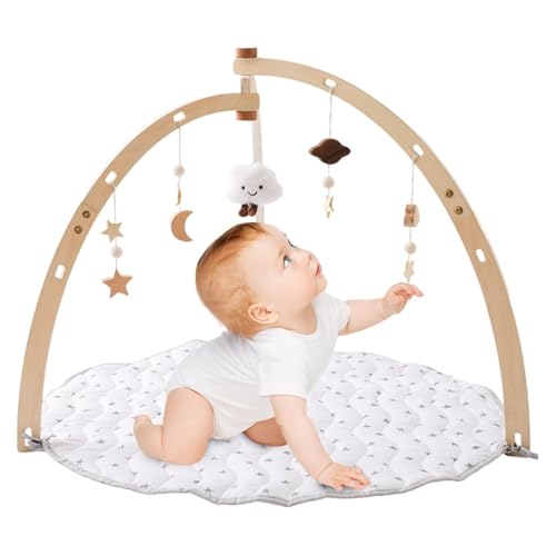 Gym aus Holz – Funny Gym Frame, interaktives Fitness-Set für Kinder | Aktivitätszentrum mit Rechtecken, fördert Kinder zur Entwicklung kleiner motorischer Fähigkeiten, Fun Gym aus Holz – Funny Gym Frame, interaktives Fitness-Set für Kinder | Aktivitätszentrum mit Rechtecken, fördert Kinder zur Entwicklung kleiner motorischer Fähigkeiten, Fun von Generisch