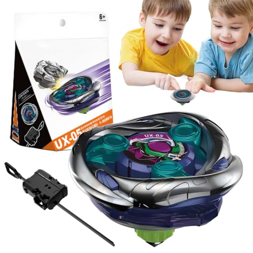 Gyro Toy bladee -Set - Kämpfungstoper Battle Burst | Kämpfe spinningg topss | Gyro Battle arenaa | Interaktives Gyro -Spielzeug mit Startgerät | Spaß für Kinder für das Outdoor Stadium Playtime Advent von Generisch