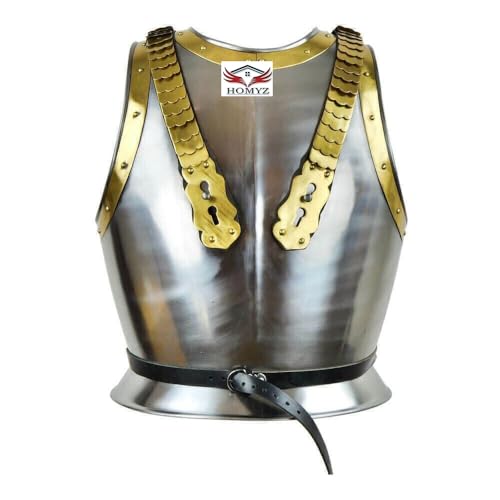 HOMYZ Mittelalterlicher Kürass der französischen Kürassiere 19. Jahrhundert Französische Rüstung Napoleonische Jacke Rüstung Brustpanzer Kürass HOMYZ Mittelalterlicher Kürass der französischen Kürassiere 19. Jahrhundert Französische Rüstung Napoleonische Jacke Rüstung Brustpanzer Kürass von Generisch