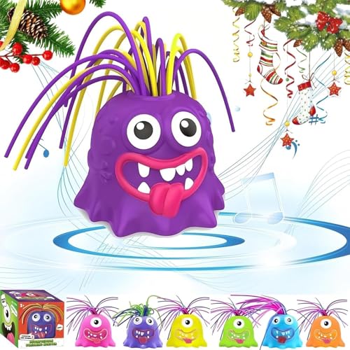 Haare Ziehen Fidget Spielzeug, Anti Stress Monster mit Schreihals, Lustiges Monster-Spielzeug zum Drücken der Haare, Lustiges Haare Ziehen Spielzeug für Kinder uand Erwachsene (Pulver) von Generisch