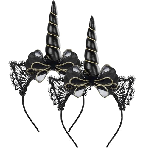 Haarreifen mit Katzenohren und Schleife zum Verkleiden, Kinderkostüm, Kopfbedeckung, 2-teiliges Set Haarreifen mit Katzenohren und Schleife zum Verkleiden, Kinderkostüm, Kopfbedeckung, 2-teiliges Set von Generisch